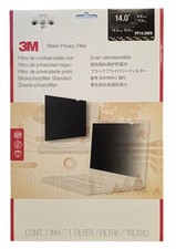 3M 14" PF14.0W9 Privacy Screen Protector for Displays and Monitors Black
