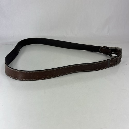 Timberland Pro Brown Genuine Full Grain Leather Work Belt - Men's Size 48 - Picture 5 of 11