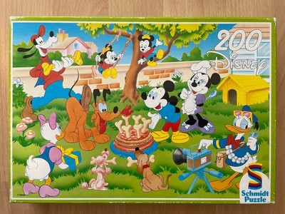 Schmidt Puzzle - 200 Teile Pluto’s Geburtstag - alt Disney Comic Donald Mickey
