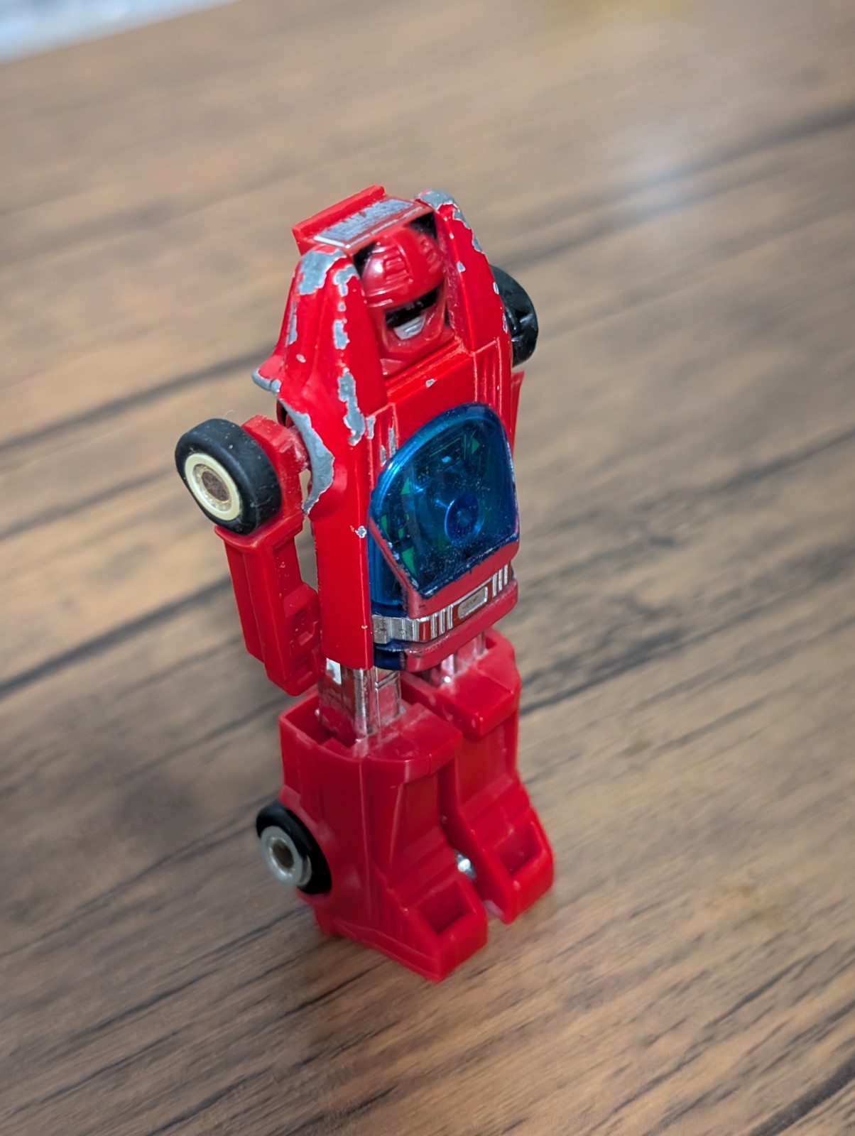 Vintage 1983 Gobots Turbo MR-07 Red Car Robot Action Figure Tonka Bandai