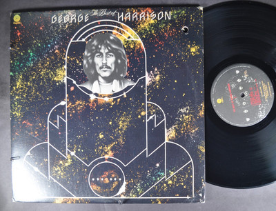 GEORGE HARRISON Best of ROCK LP CAPITOL PROMO HOLE ORIG INNER