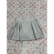 Wild Fable Heather Gray Pleated Skort Mini Skirt with Built-in Shorts Womens M