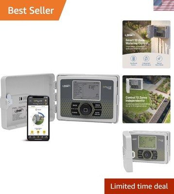 B-hyve Smart Indoor/Outdoor Sprinkler Controller - 12-Zone - App Controlled S...