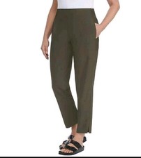 Kirkland Signature Women's Ankle Pant, Size M, Green
