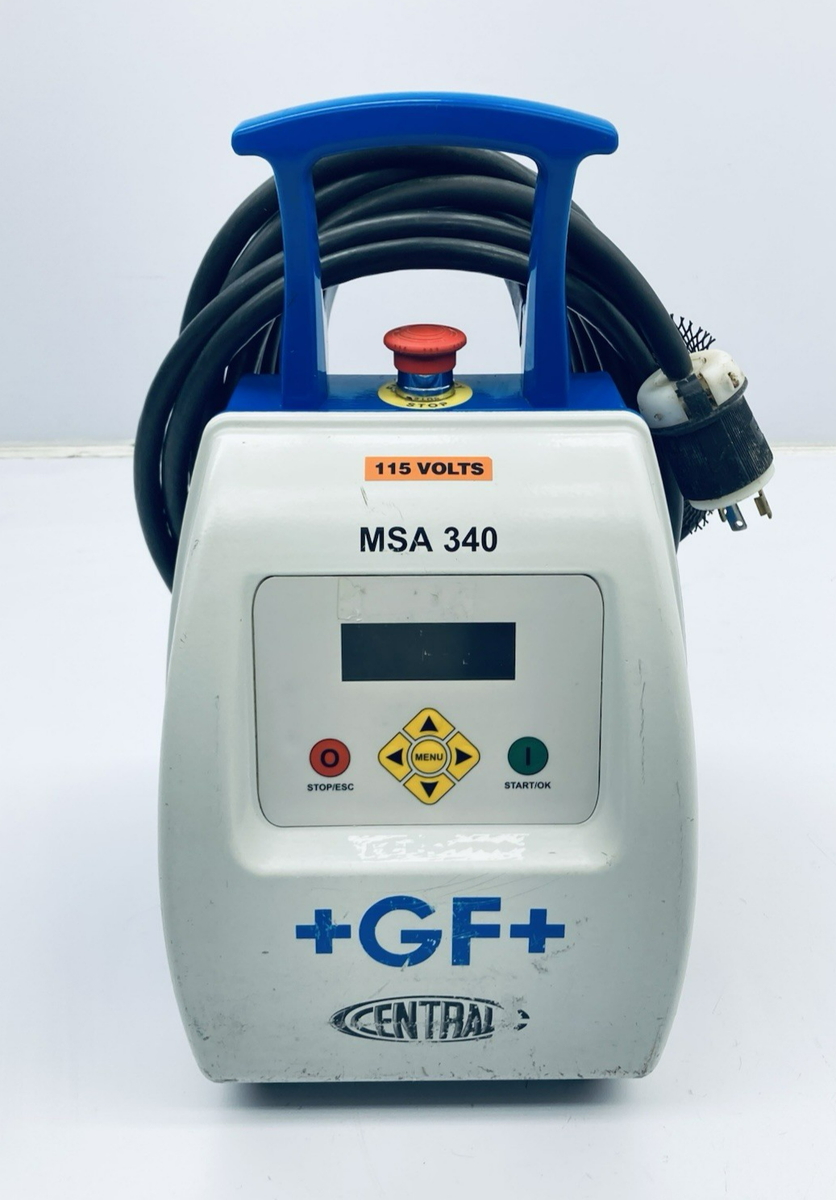 GEORG FISCHER MSA 340 Automatic Electrofusion Machine Plastic Pipe