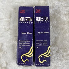 Set of 2 Wella Koleston Perfect Permanent Hair Color Special Blonde, 2 oz 12/61
