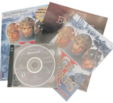 Age of Empires II 2 The Age of Kings Bog Box PC Game Manual, Strategy Guide More
