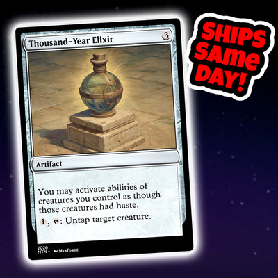 Thousand-Year Elixir - Custom Art Magic: The Gathering Playtest Card - Commander