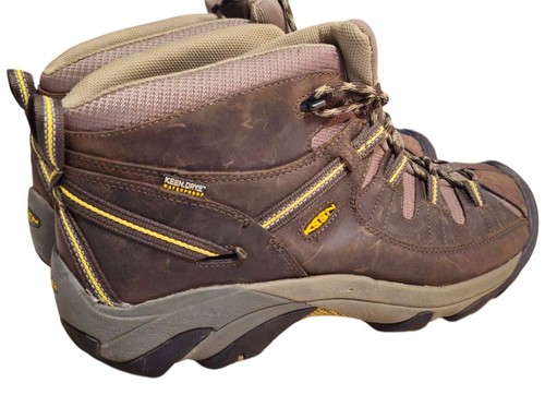 Mens Keen Targhee II Mid Waterproof Hiking Brown Casual Work Boots 1002375 Sz 14 - Picture 3 of 6