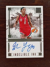 2025 Panini Impeccable WNBA #INK-JY Jackie Young Indelible Ink Signatures #/99