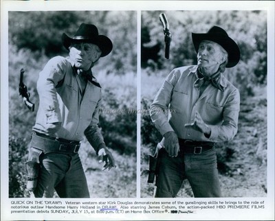 1990S Kirk Douglas Western Film Handsome Harry Holland Hbo Photo 8x10