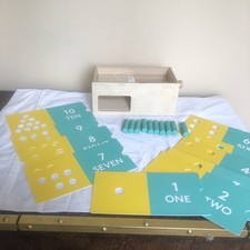 LOVEVERY Wooden Counting Box - COMPLETE SET for ages 34-36 months 