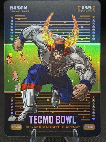 2026 Bo Jackson Battle Arena Tecmo Bowl #BF125 Bison (Josh Allen)