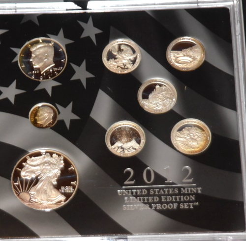 2012 PROOF SILVER EAGLE LIMITED EDITION PROOF SET W/ Box & COA - 第 5/7 張圖片