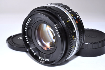 [MINT] Nikon Nikkor 50mm F1.8 Ai-s  Pancake Prime Lens  From JAPAN #338