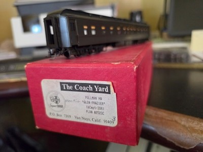 HO Brass Coach Yard AT & SF HW 6-3 Sleeper ''Glen Rio''