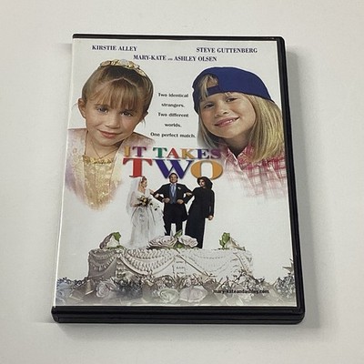 It Takes Two DVD 1995 Mary-Kate & Ashley Olsen, Kirstie Alley, Steve Guttenberg