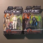 G.I. Joe Rise of Cobra Storm Shadow & Cobra Commander Figures (Lot of 2)
