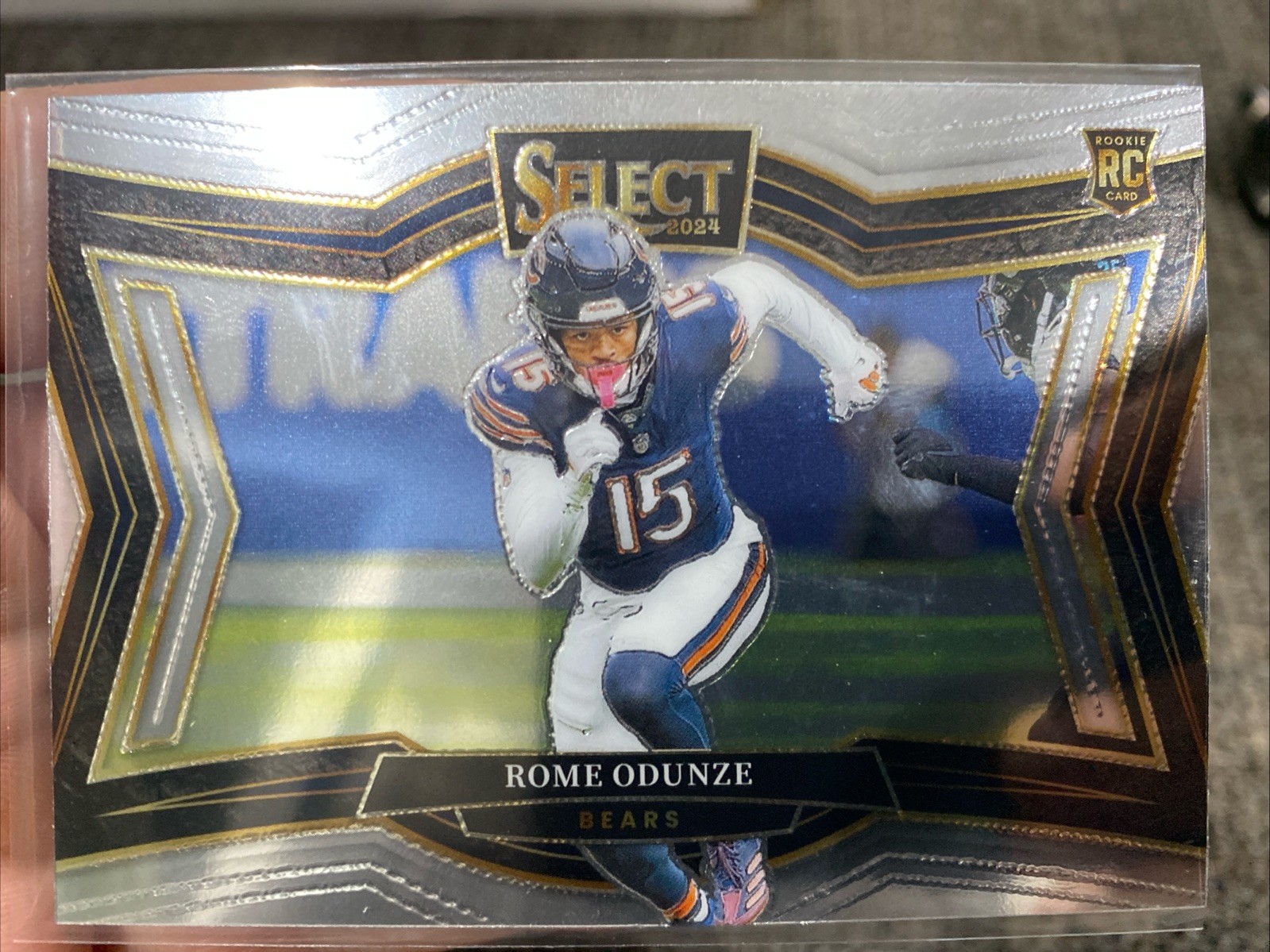 2024 NFL Panini Select Rome Odunze #405 Field Level Rookie Chicago Bears 🏈🔥💎