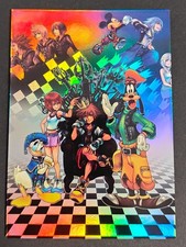 Kingdom Hearts Art Museum Card 1-104H Sora Throne Art HD 1.5 ReMIX Foil eb276