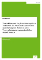 Frank Seidel | Entwicklung Und Implementierung Eines Verfahrens Zur...