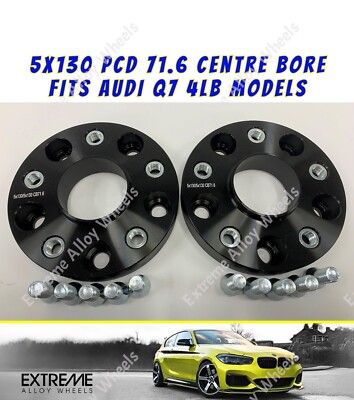 Alufelgen Spurverbreiterung 30mm für Audi Q7 4L ( 06 bis 2015 ) Modelle 5x130 71,6