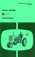 John Deere H Series Operators Instruction Manual JD