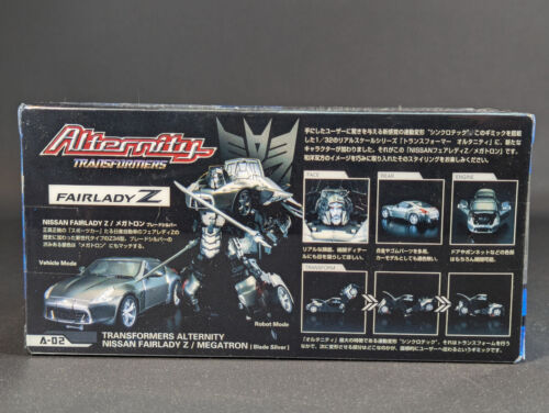 Transformers Alternity Blade Silver Megatron SEALED GTR A-02 Nissan Fairlady Z - Imagen 3 de 4