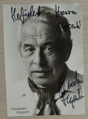 Autogramm deutscher Film- und Theater Schauspieler Alexander Hegarth (86027)