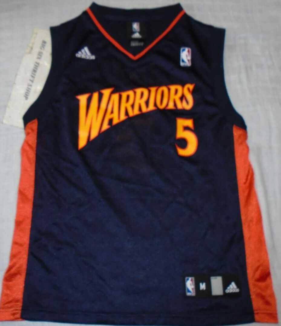 Baron Davis #5 Golden State Warriors Adidas NBA Basketball