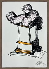 ANGEL RICARDO RIOS Original 2004 Signed Serigraph Maison Commode Cuban Artist n5