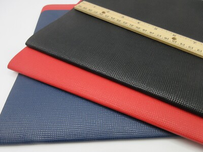 File Folder Leather by Graphic Image Made in America NAVY w Red