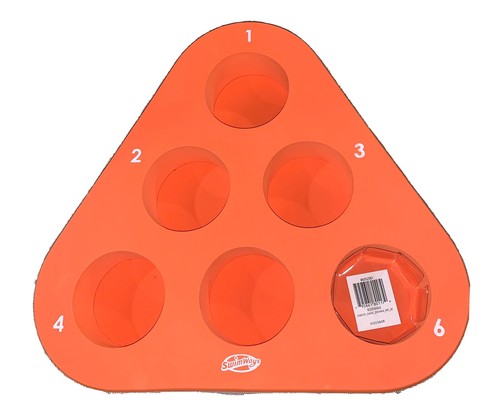 NUEVO Swimways Flotante Naranja Piscina Pong Fiesta Juego ~ Porta Bebidas - Imagen 2 de 5
