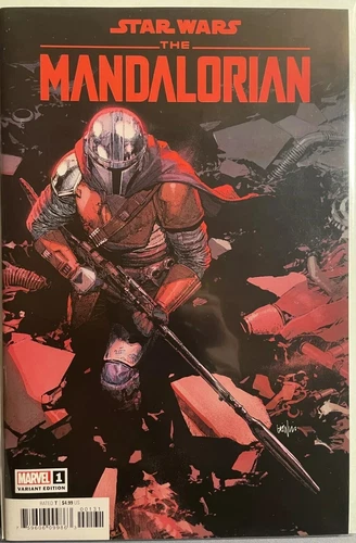 STAR WARS THE MANDALORIAN #1 LEINIL FRANCIS YU 1:50 RI VARIANT 2022 MARVEL