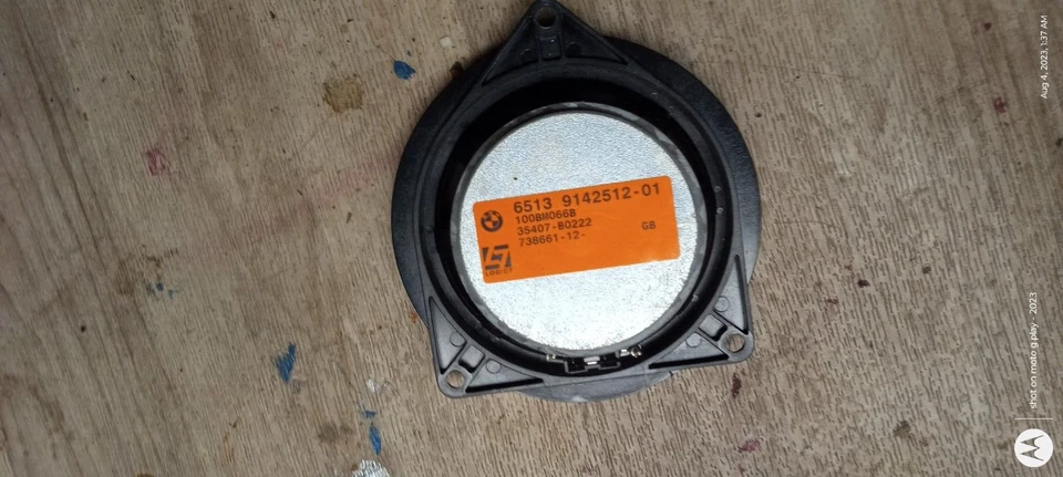 ALTAVOZ PUERTA IZQUIERDA O DERECHA BMW 325I 328 335I X1 X5 X6 E70 E90 OEM Foto 2 de 3