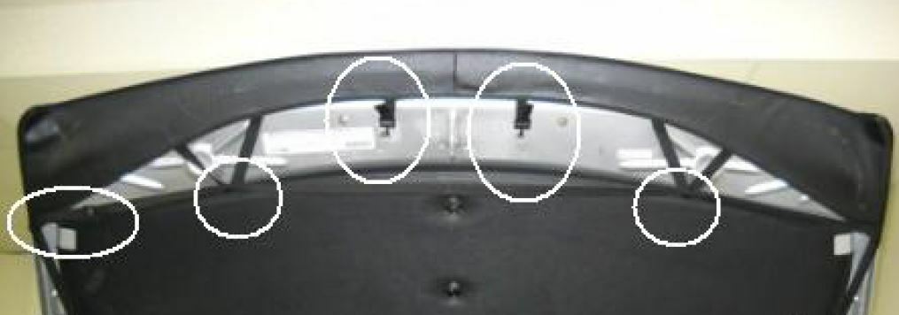 LeBra Front End Mask For Jeep Patriot 2011-2017 - Black Vinyl Hood Bra - View #3