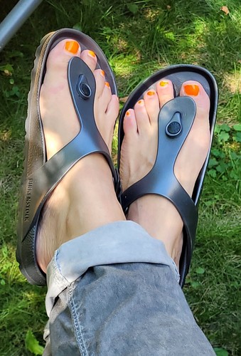 Sandalia mujer BIRKENSTOCK Gizeh EVA 1001505 antracita metálica ancho normal - Imagen 12 de 12