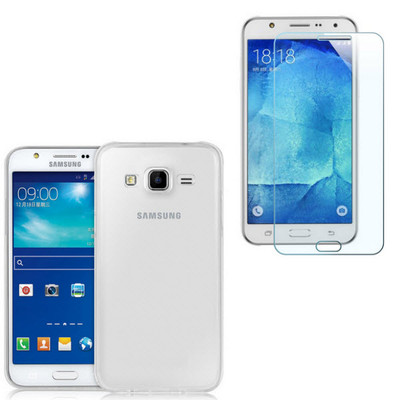 Display ECHT GLAS FOLIE für SAMSUNG GALAXY S5 NEO G903F+Hülle Silikon Case Tran
