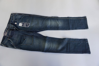 DEPT Denim Aquarius Damen Jeans Boyfriend stretch Hose 32/34 W32 L34 blau NEU.