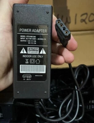 SABRENT External MOLEX Power Supply - US SELLER - 12V DC 5V DC 4-Pin Adapter - NEW!