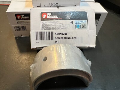 FP DIESEL K3016760 12 PAIR KIT - ROD BEARING STD. NEW OEM. Great Pricing! 
