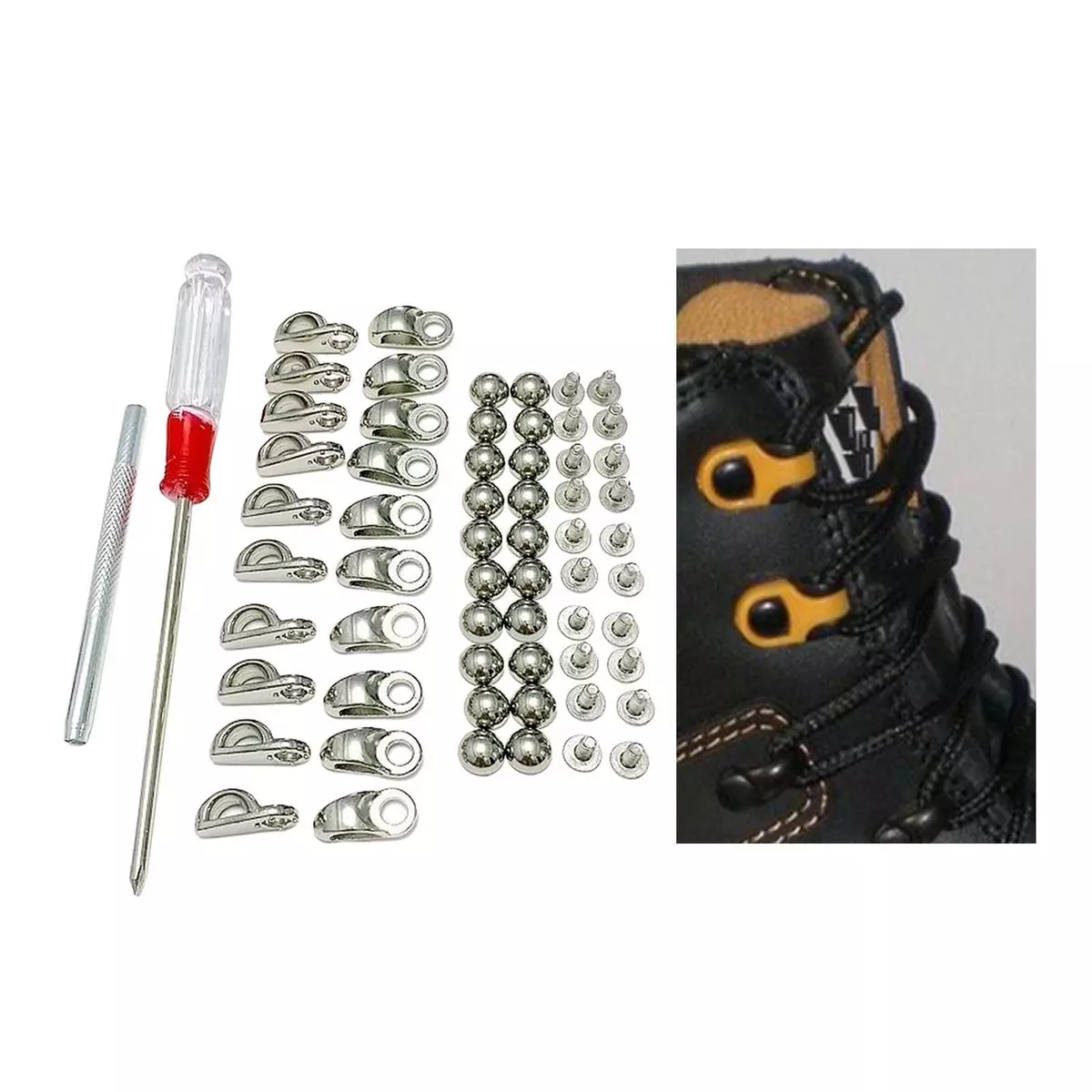 Speed post boot lace hooks sale