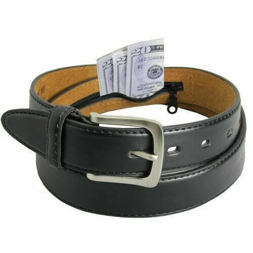 NWT Genuine leather belt with money / phone pouch, 48 inches long, size L/XL Festival Money Belt - Etsy main image 4