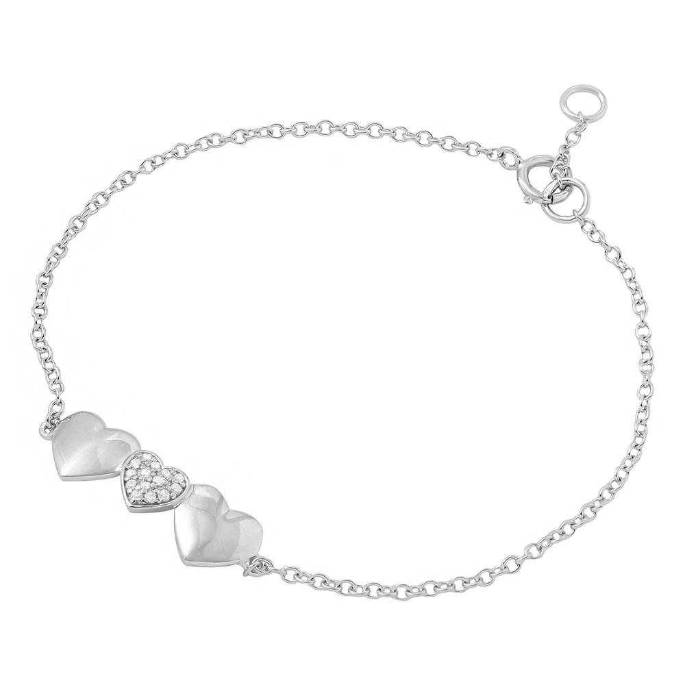 Plain charm best sale bracelet