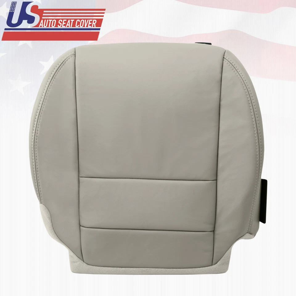 Funda de cojín de asiento de cuero para conductor y pasajero Acura MDX 2007 a 2013 color topo Foto 3 de 4
