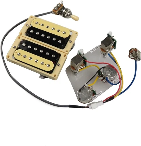 Humbucker Guitar Pickups Set 4C with 2V2T Wiring Harness for Gibson EPI Guitar