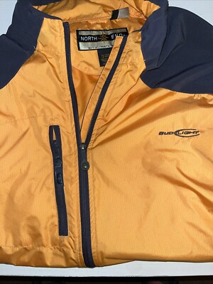 North End Mens Bud Light Rain Jacket (size XL)