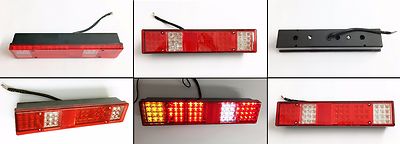 # 2x Tail Rear Lights 24V LED Lights for Truck Lorry Tipper Volvo DAF Scania MAN