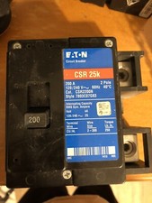 Eaton CSR2200N Type CSR Standard Circuit Breaker - Black