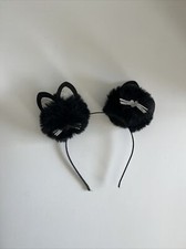 Women Lady Kids Fluffy Fancy Cat Kitty fox Costume Ear Party Hair head band Prop